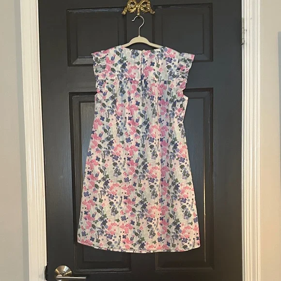 Crewcuts Floral Dress - Pink and Blue - Picture 3 of 3
